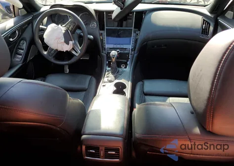 2021 Infiniti Q50 Red Sport 400 из США, поврежденный, VIN JN1FV7DP8MM850603